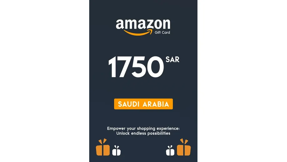 Amazon 1750 SAR Gift Card (Saudi Arabia) gallery image 2