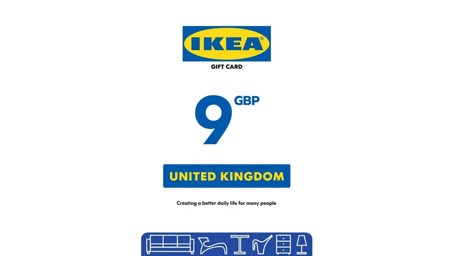 IKEA 9 GBP Gift Card (United Kingdom) gallery image 2