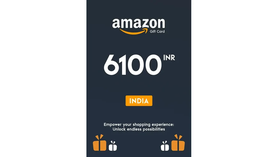 Amazon 6100 INR Gift Card (India) gallery image 2