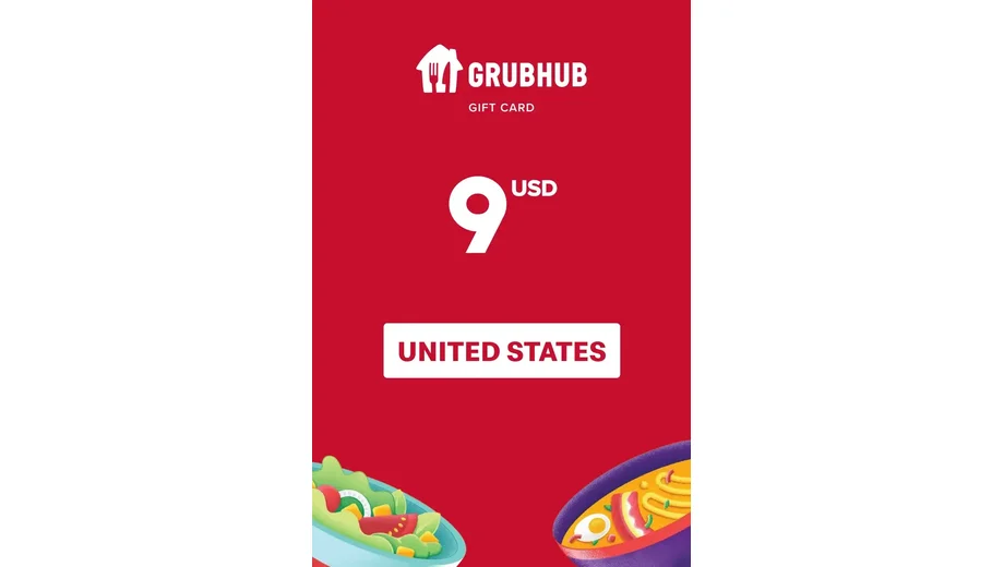 GrubHub 9 USD Gift Card (United States) gallery image 2