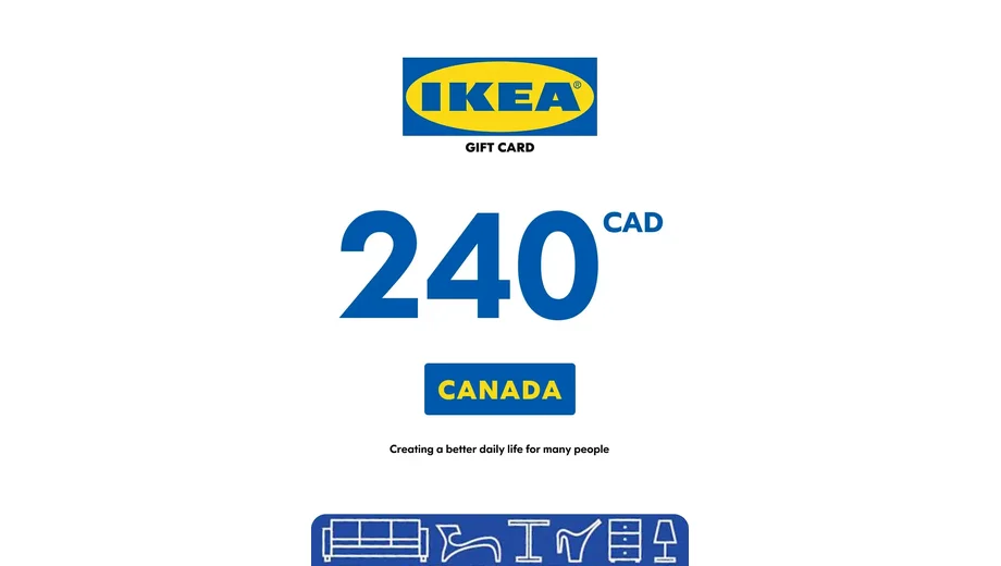 IKEA 240 CAD Gift Card (Canada) gallery image 2