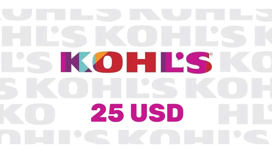 Kohl's 25 USD Gift Card (United States) gallery image 2