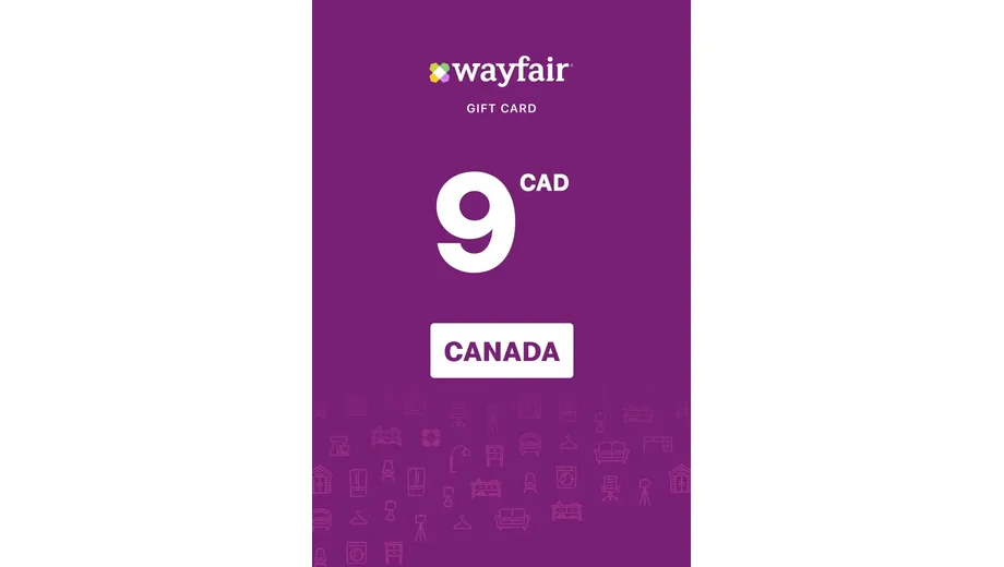 Wayfair 9 CAD Gift Card (Canada) gallery image 2