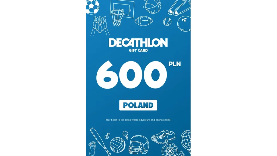 Decathlon 600 PLN Gift Card (Poland) gallery image 2