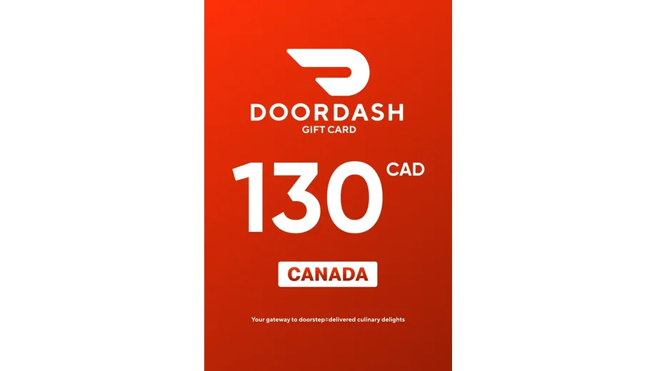 DoorDash 130 CAD Gift Card (Canada) gallery image 2