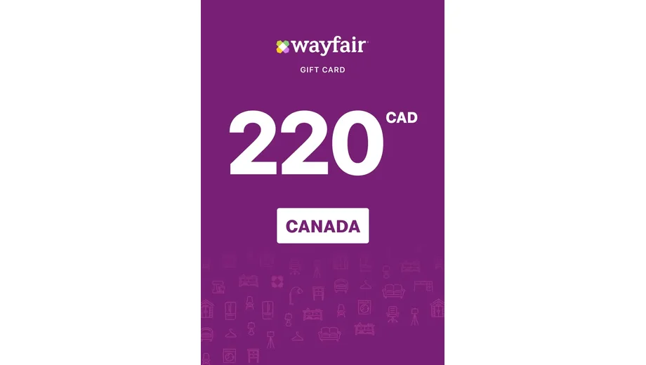 Wayfair 220 CAD Gift Card (Canada) gallery image 2
