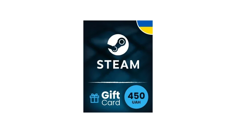 Steam Wallet 450 UAH Gift Card (Ukraine) gallery image 2