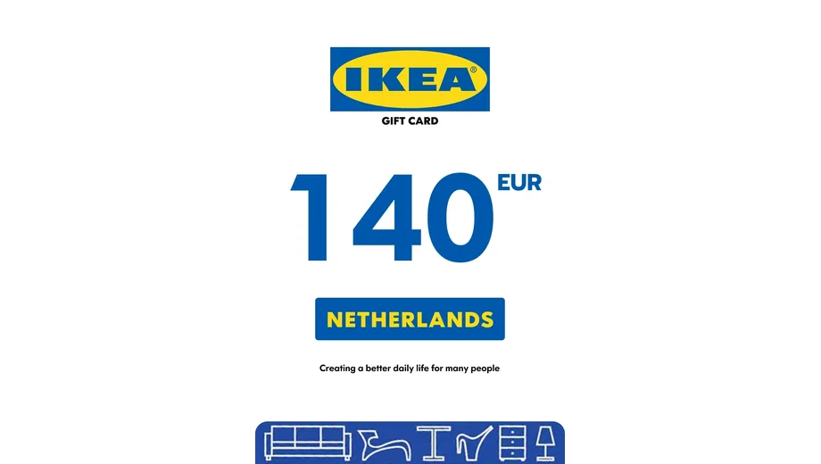 IKEA 140 EUR Gift Card (Netherlands) gallery image 2