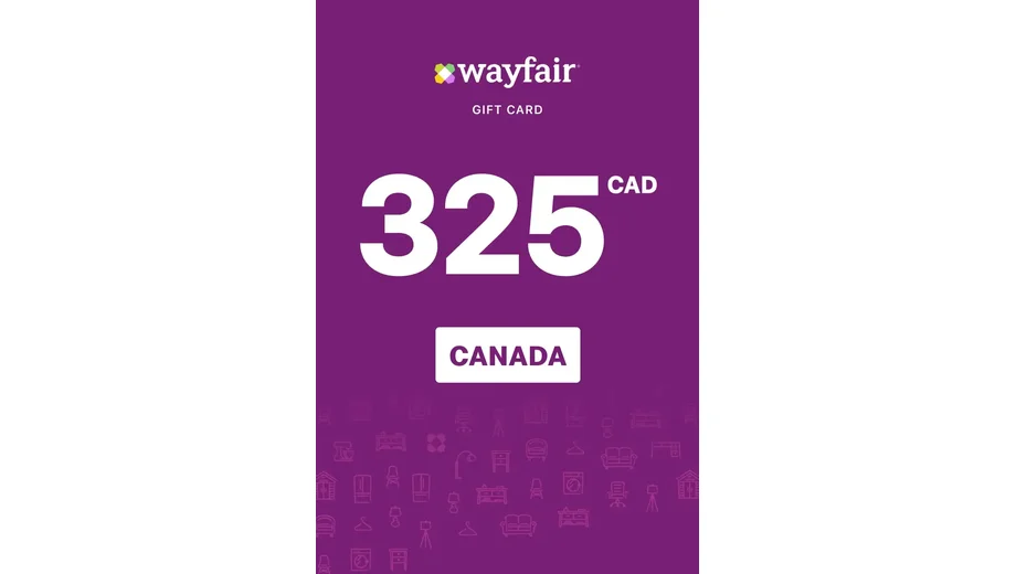 Wayfair 325 CAD Gift Card (Canada) gallery image 2