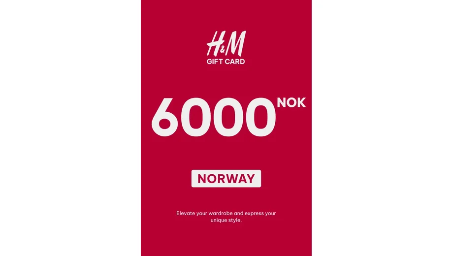 H&M 6000 NOK Gift Card (Norway) gallery image 2