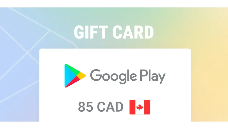 Google Play 85 CAD Gift Card (Canada) gallery image 2