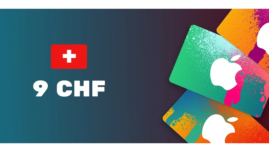 Apple iTunes 9 CHF Gift Card (Switzerland) gallery image 2