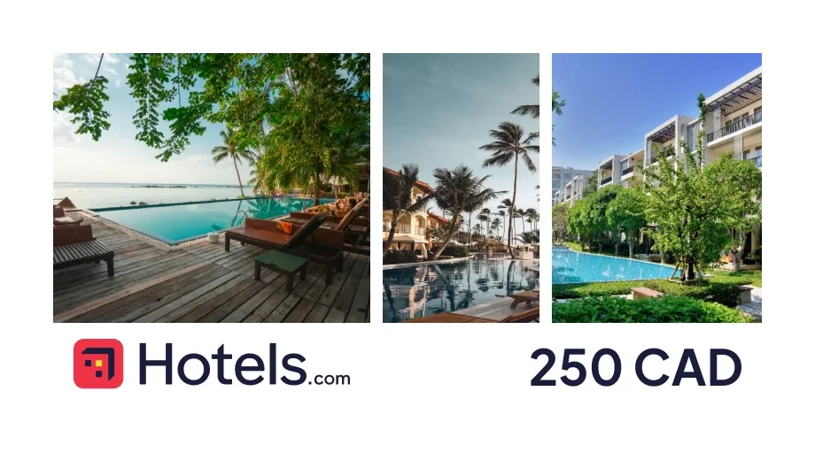 Hotels.com 250 CAD Gift Card (Global) gallery image 2