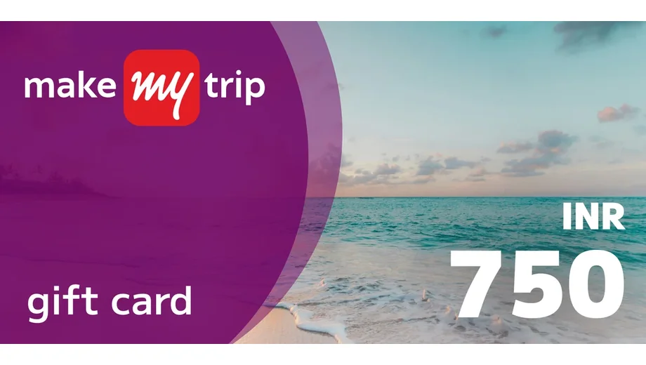 MakeMyTrip 750 INR Gift Card (India) gallery image 2