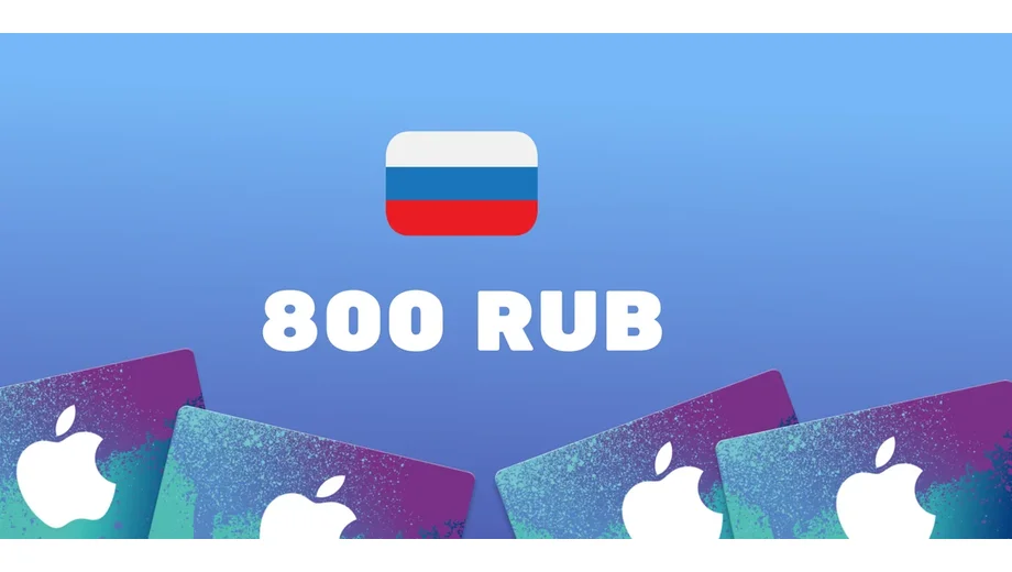 Apple iTunes 800 RUB Gift Card (Russia) gallery image 2