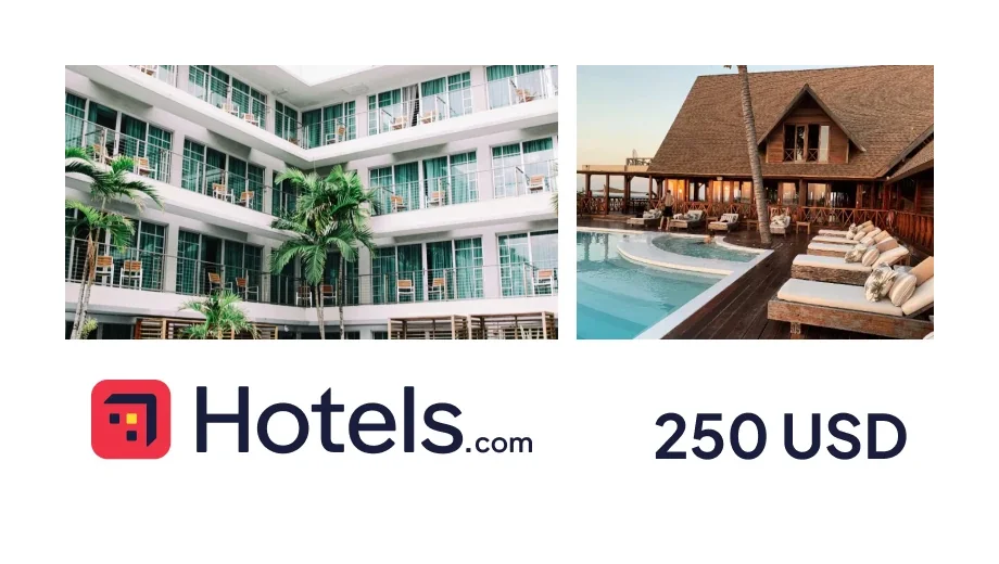 Hotels.com 250 USD Gift Card (Global) gallery image 2