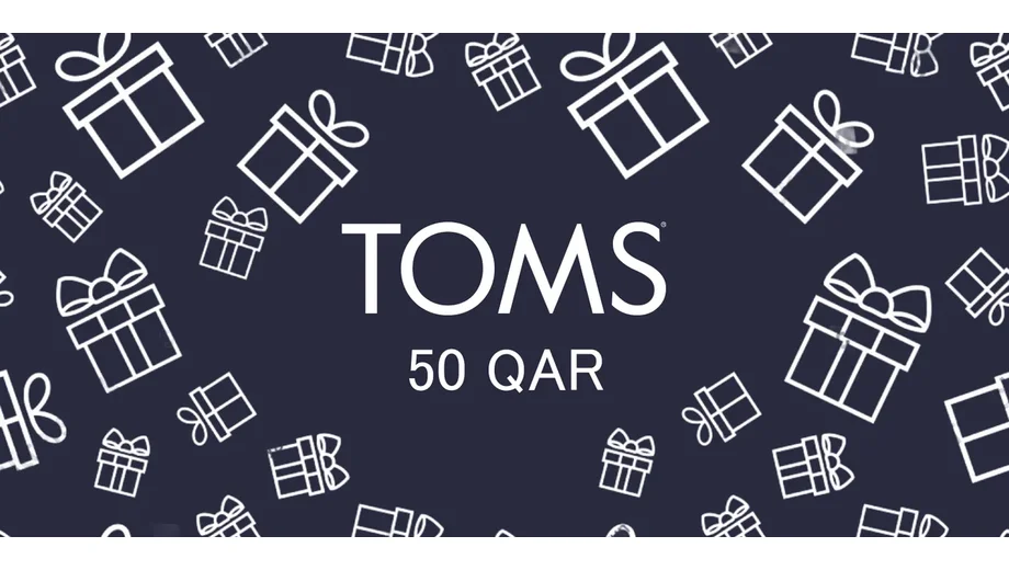 Toms 50 QAR Gift Card (Qatar) gallery image 2