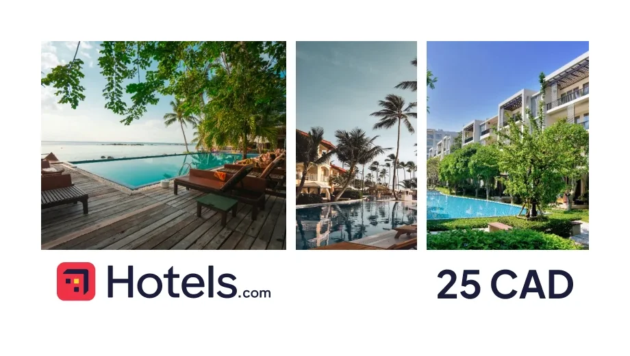 Hotels.com 25 CAD Gift Card (Global) gallery image 2