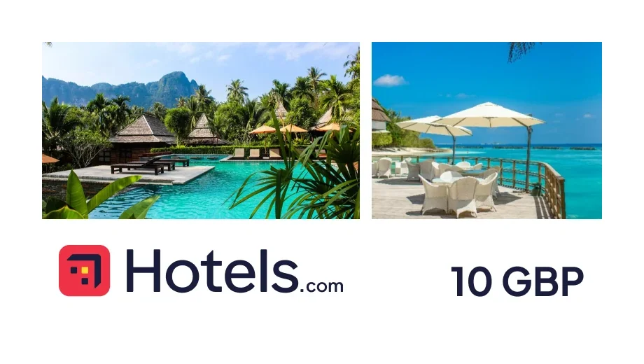 Hotels.com 10 GBP Gift Card (Global) gallery image 2