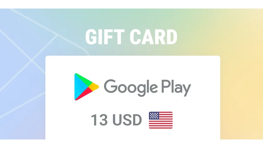 Google Play 13 USD Gift Card (United States) gallery image 2