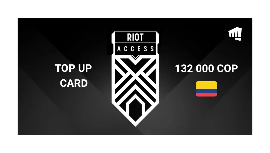 Riot Access 132000 COP Gift Card (Colombia) gallery image 2