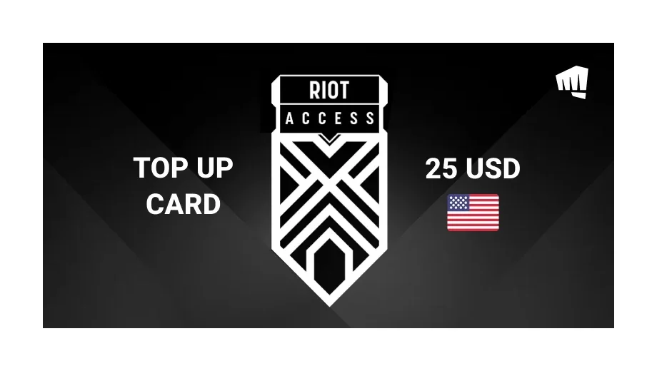 Riot Access 25 USD Gift Card (Middle East) gallery image 2