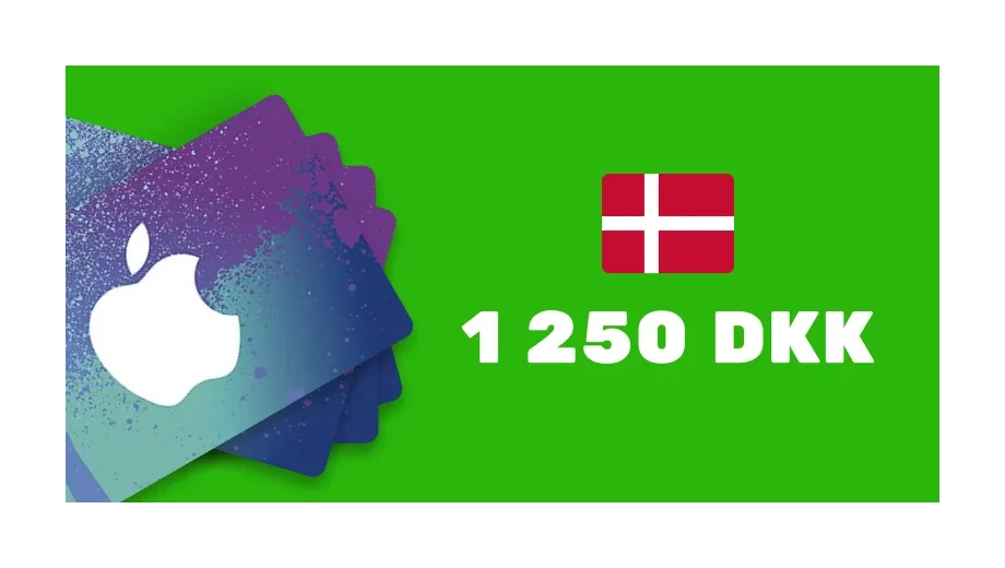 Apple iTunes 1250 DKK Gift Card (Denmark) gallery image 2