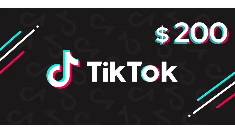 TikTok 200 USD Gift Card (Global) gallery image 2