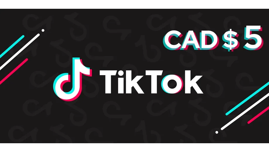 TikTok 5 CAD Gift Card (Global) gallery image 2
