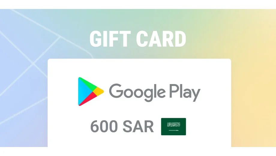 Google Play 600 SAR Gift Card (Saudi Arabia) gallery image 2