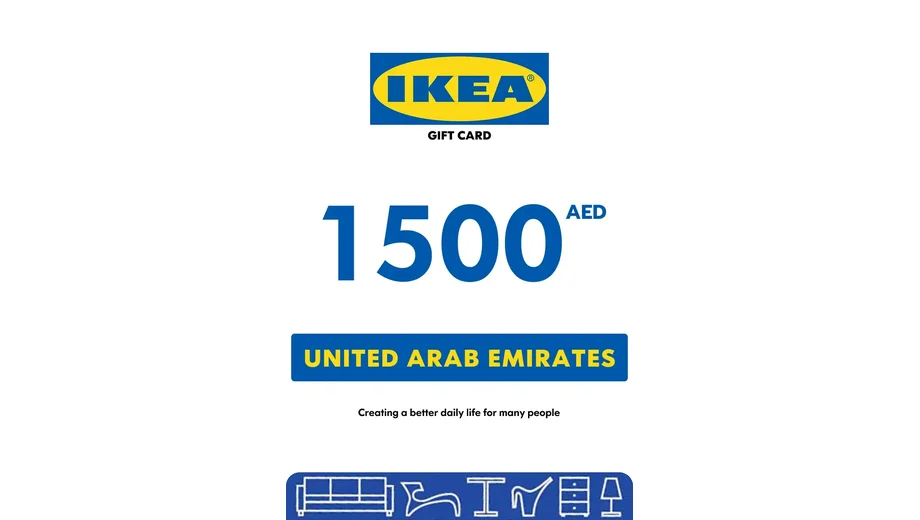 IKEA 1500 AED Gift Card (UAE) gallery image 2