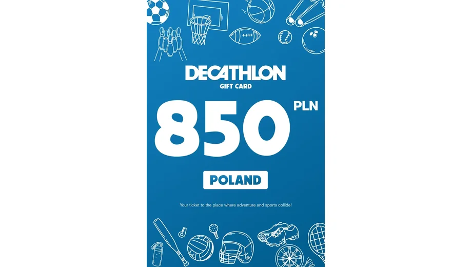 Decathlon 850 PLN Gift Card (Poland) gallery image 2