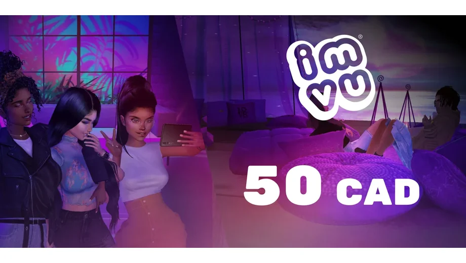 IMVU Game 50 CAD Gift Card (Canada) gallery image 2