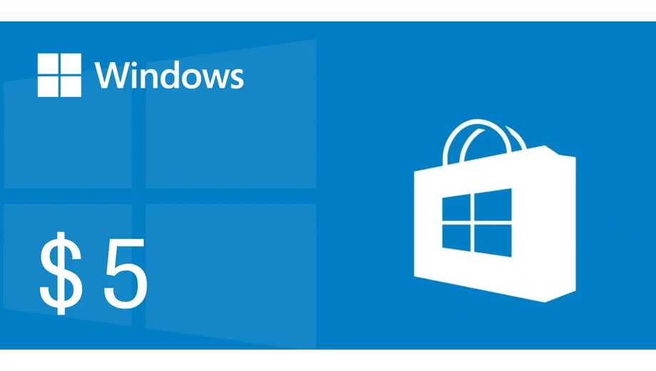 Windows Store 5 USD Gift Card (United States) gallery image 2