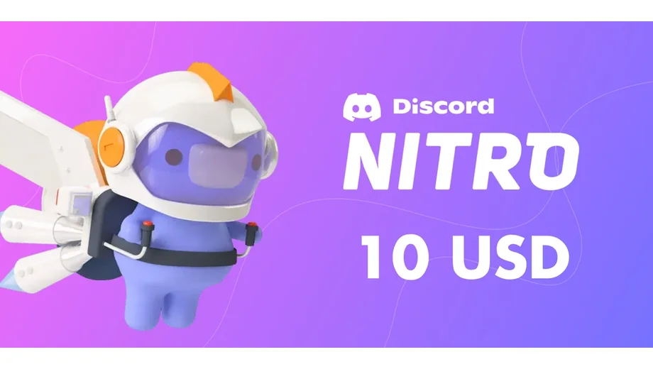 Discord Nitro 10 USD Gift Card (Global) gallery image 2