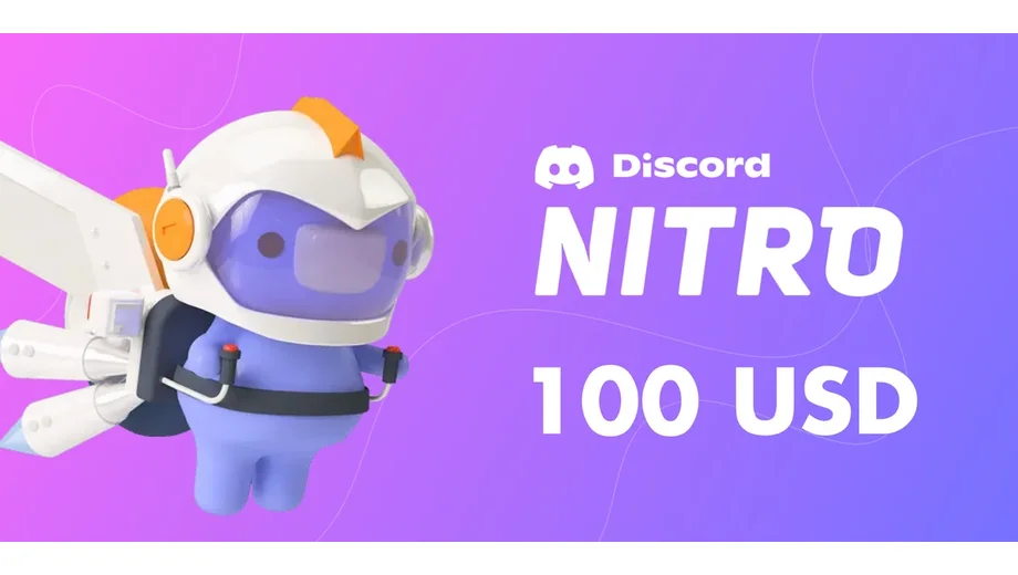 Discord Nitro 100 USD Gift Card (Global) gallery image 2