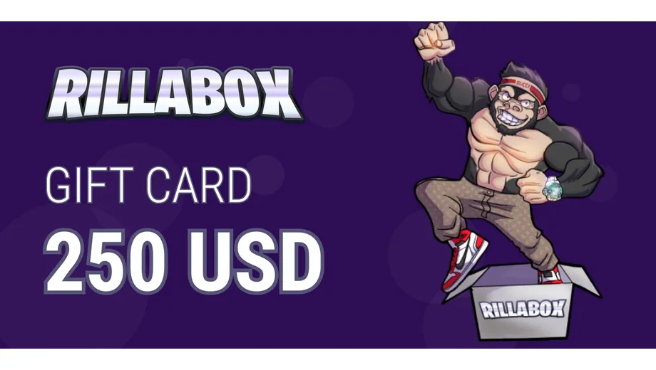 RillaBox 250 USD Gift Card (Global) gallery image 2