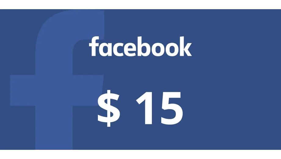 Facebook 15 USD Gift Card (Global) gallery image 2