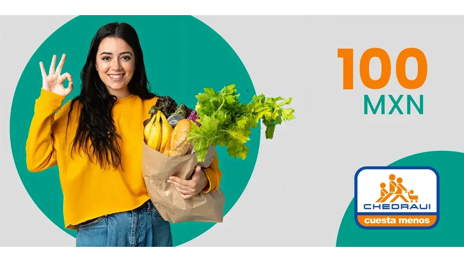Chedraui Git 100 MXN Gift Card (Mexico) gallery image 2