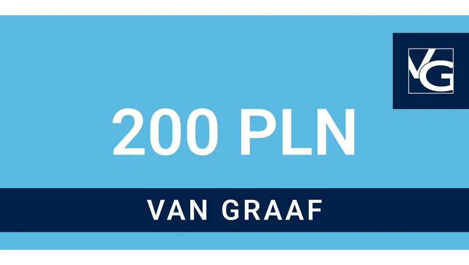 VAN GRAAF 200 PLN Gift Card (Poland) gallery image 2