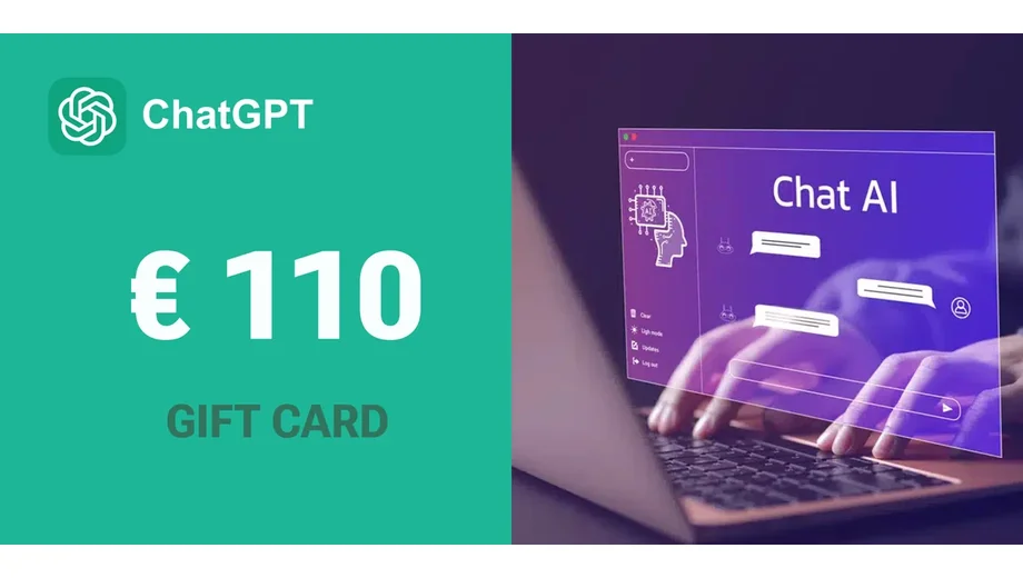 ChatGPT 110 EUR Gift Card (Europe) gallery image 2