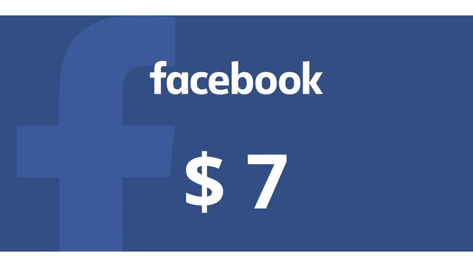 Facebook 7 USD Gift Card (Global) gallery image 2