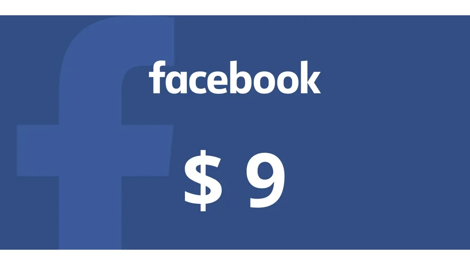 Facebook 9 USD Gift Card (Global) gallery image 2