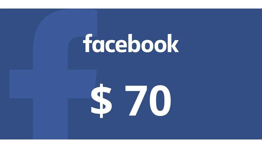 Facebook 70 USD Gift Card (Global) gallery image 2