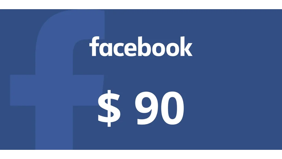 Facebook 90 USD Gift Card (Global) gallery image 2