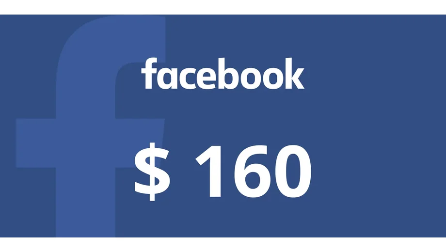 Facebook 160 USD Gift Card (Global) gallery image 2