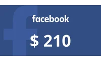 Facebook 210 USD Gift Card (Global) thumb 2