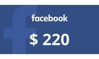 Facebook 220 USD Gift Card (Global) thumb 2