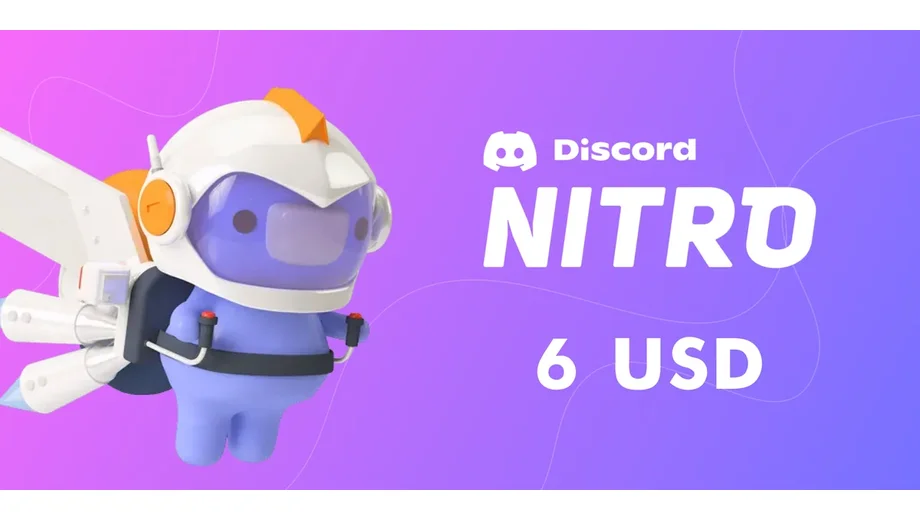 Discord Nitro 6 USD Gift Card (Global) gallery image 2