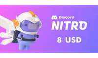 Discord Nitro 8 USD Gift Card (Global) thumb 2